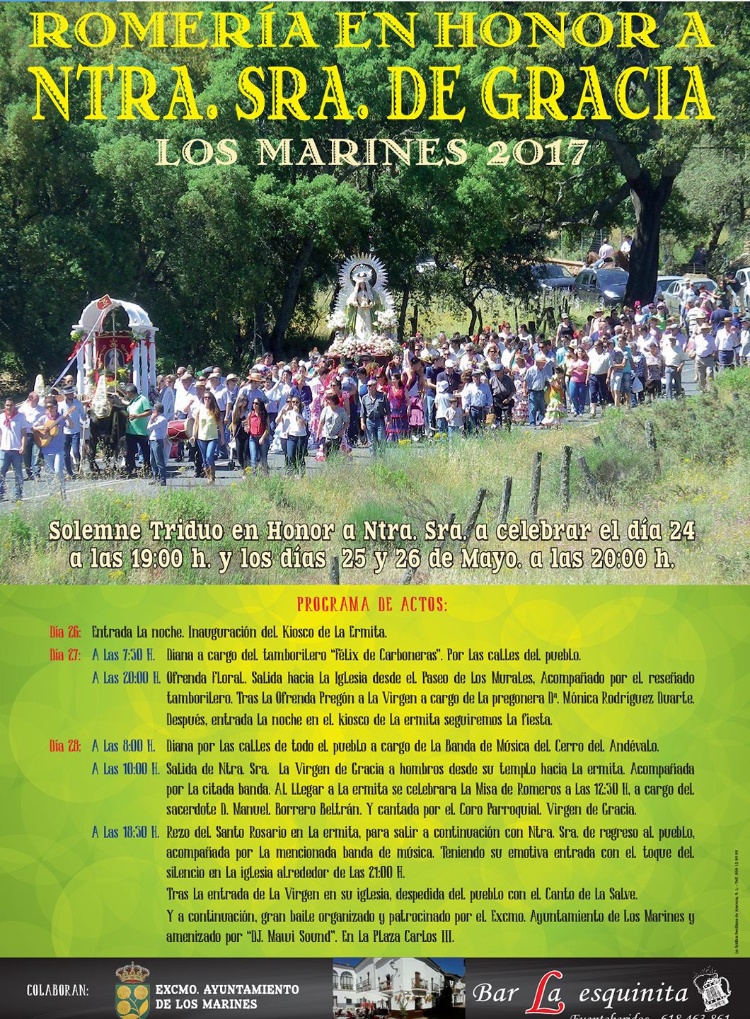 Romería de Nuestra Señora de Gracia 2017 Los Marines